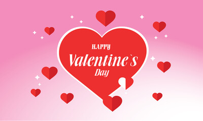 happy valentines day  2022 celebration invitation card  design , gift box , banner, invitation card , love , romance .