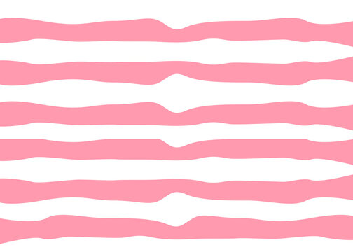 illustration of seamless patern pink stripes isolated on white background. for the design of congratulations, invitations, Valentine's Day cards, wedding, fashion design, for packaging, printing, fabr