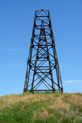 Geodetic tower that in Peschanka village of Dnepropetrovsk Area, Ukraine.