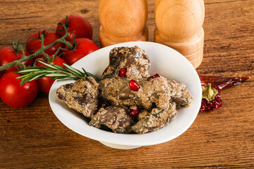 Chicken Liver with cream sauce