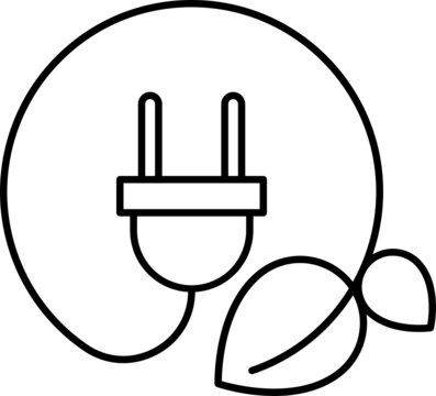 recommend clip art: Green energy icon