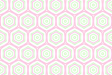 Abstract pattern on a colored background. Background with elements of geometric shapes. Geometric ornament. A kaleidoscope consisting of mandalas. Abstract wallpaper.