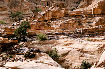 Ruins of the ancient city of Petra