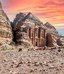 Ruins of the ancient city of Petra