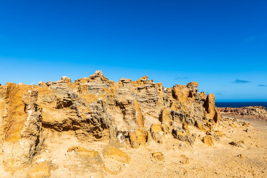 Australia, Victoria, Cape Bridgewater, Petrified Forest limestone rock formations