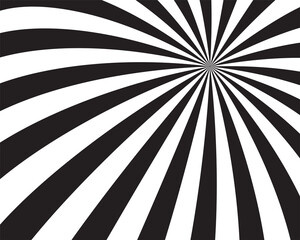 Fototapeta premium Black and white vector abstract pattern. Art design geometric shape background. Graphic visual disort style.