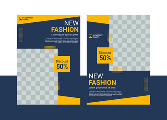 Business brochure template graphic illustration design.