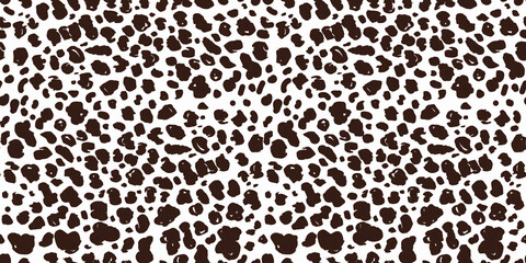 Leopard pattern. Seamless vector background. Trendy modern abstract art for textile, apparel, swimwear, wallpaper. Animal print design