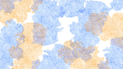 abstract background watercolor blue and orange painting vector