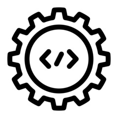 coding line icon