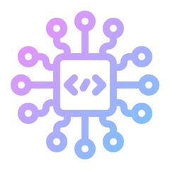 coding gradient icon