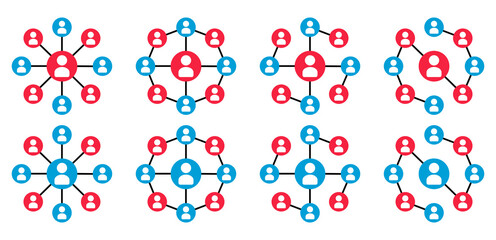 picto réseau organigramme planche 9