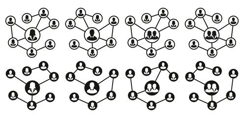 picto réseau organigramme planche 19