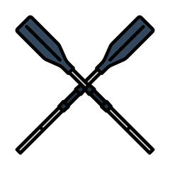 Icon Of Boat Oars