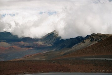 Haleakala Krater, Vulkan auf der Insel Maui, Hawaii