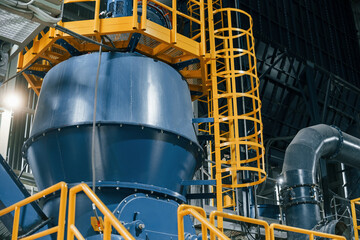 Inside of the factory