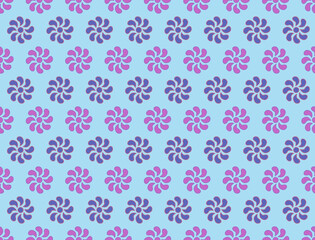Flower seamless pattern. The botanical background. Pattern design for textiles, fabric, interior, wallpaper, decoration. Vector.