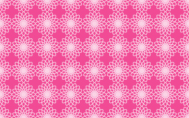 Flower seamless pattern. The botanical background. Pattern design for textiles, fabric, interior, wallpaper, decoration. Vector.