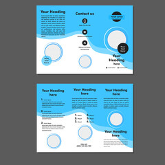 Tri-fold Brochure Design, Corporate Brochure Template, Creative Business Brochure Template