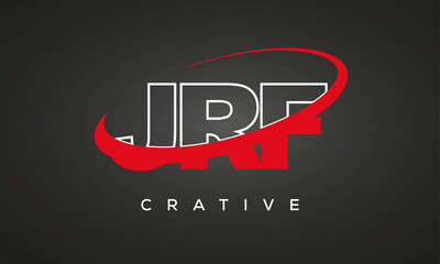 JRF letters creative technology logo design