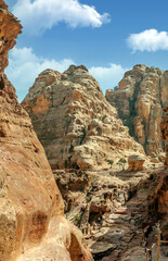 Ruins of the ancient city of Petra