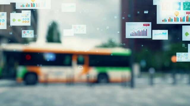 Business documents concept. Electronic application. Social statistics.