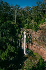 Naklejka premium Aerial photo of the beautiful Daggs Falls, Queensland Australia