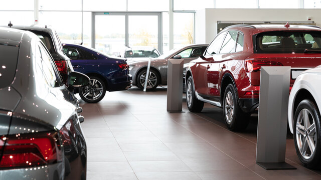 place of sale of premium class cars in a car dealership