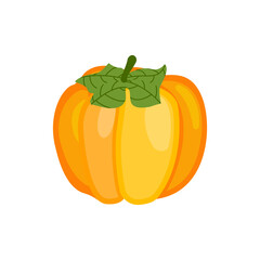 Flat Style Print Web Design with Pumpkin Icons on White Background