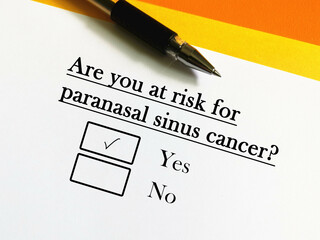 Fototapeta premium Questions about cancer risk