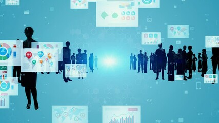 Business network concept. Data analysis. Management strategy. Teamwork. Partnership. Human resources.