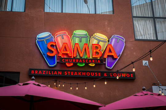 Samba Brazilian Steakhouse & Lounge at  Universal CityWalk Hollywood, on November 6,  2017, Los Angeles, California