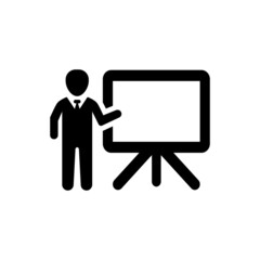 Presentation training icon