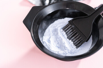 Hair dye color set