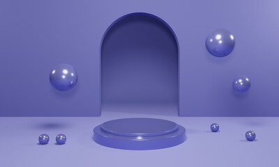 abstract geometric podium background branding product presentation 3d rendering