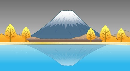 富士山の見える風景