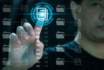 Document Management System (DMS) Concept Online Document Database and Process Automation to Manage...