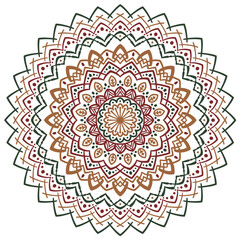 Hand drawn Mandala. Vintage decorative elements