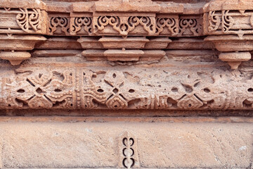 Adalaj Stepwell Water Storage Pillars Carving Stone Work for Entrance Gate Carving and ceiling decor Ahmedabad Gandhinagar Gujarat India