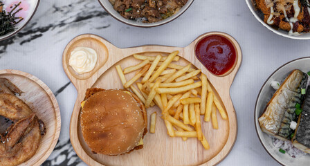 Korean-Japanese Fusion Food and Thai Burgers