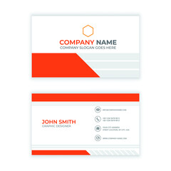 Modern Visiting Card Template For Download. Easily editable File And Uses Free Font.