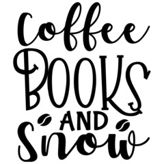 Coffee Books and Snow