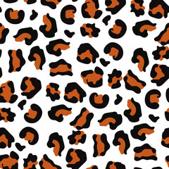 Animal skin. Vector texture. Imprint. Decorative background. Safari seamless pattern. Wildlife