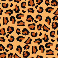 Animal skin. Vector texture. Imprint. Decorative background. Safari seamless pattern. Wildlife