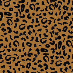 Animal skin. Vector texture. Imprint. Decorative background. Safari seamless pattern. Wildlife