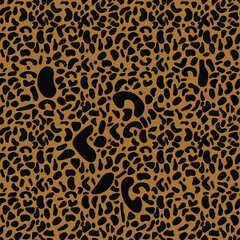 Animal skin. Vector texture. Imprint. Decorative background. Safari seamless pattern. Wildlife