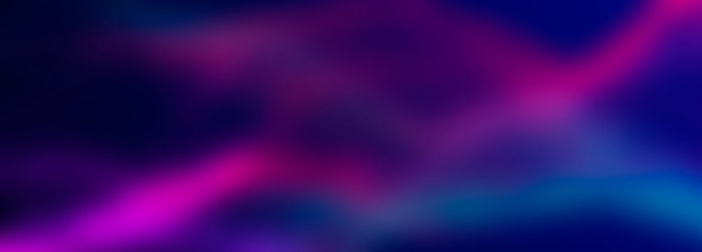 Abstract blurred gradient background. Blue, purple, pink, red in different shades. Beautiful background for banner. 3d