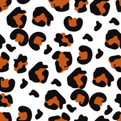 Animal skin. Vector texture. Imprint. Decorative background. Safari seamless pattern. Wildlife