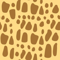 Animal skin. Vector texture. Imprint. Decorative background. Safari seamless pattern. Wildlife