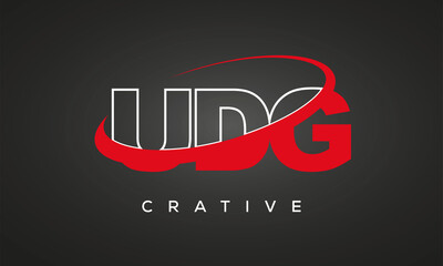 UDG letters creative technology logo design